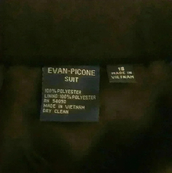 Evan Picone ladies black dress pant size  18 - Picture 4 of 4